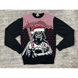 Official Star Wars Sweater Mens Medium Multicolor Merry‎ Sithmas Ugly Christmas